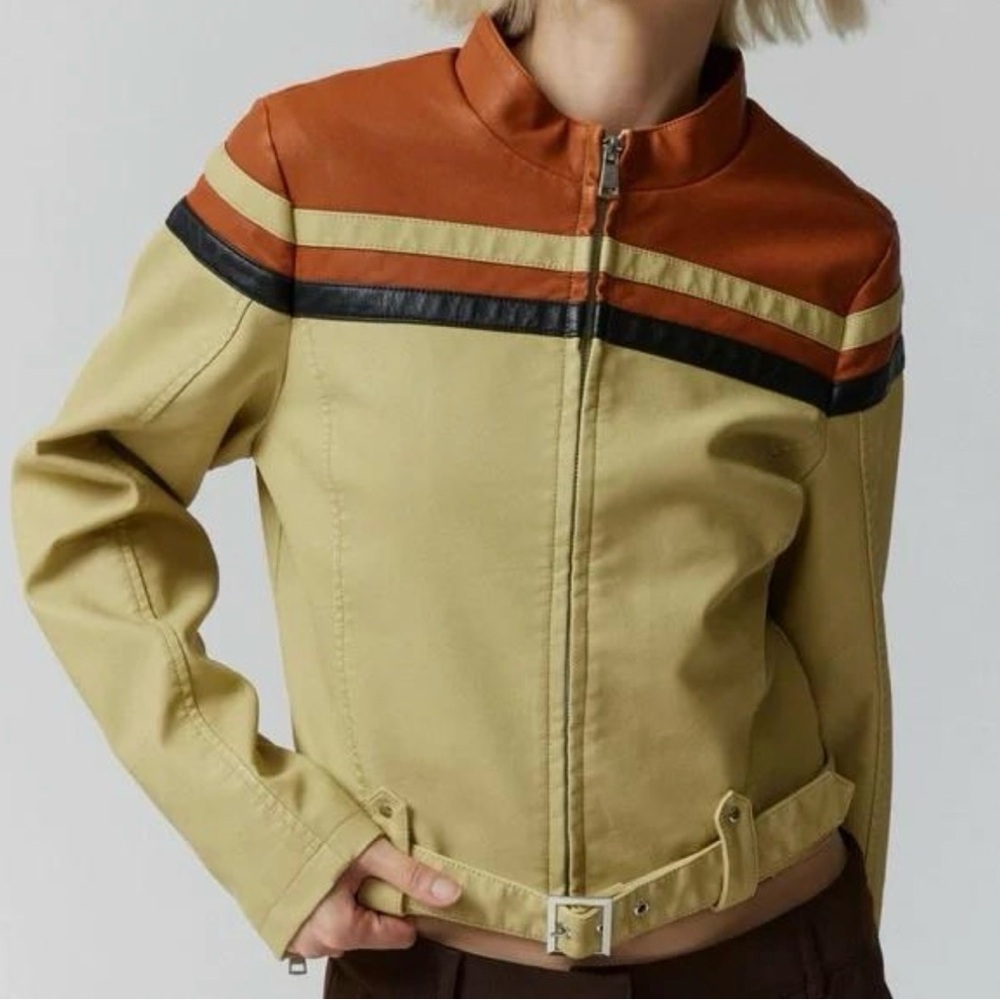 Urban Outfitters Faux Leather Moto Jacket